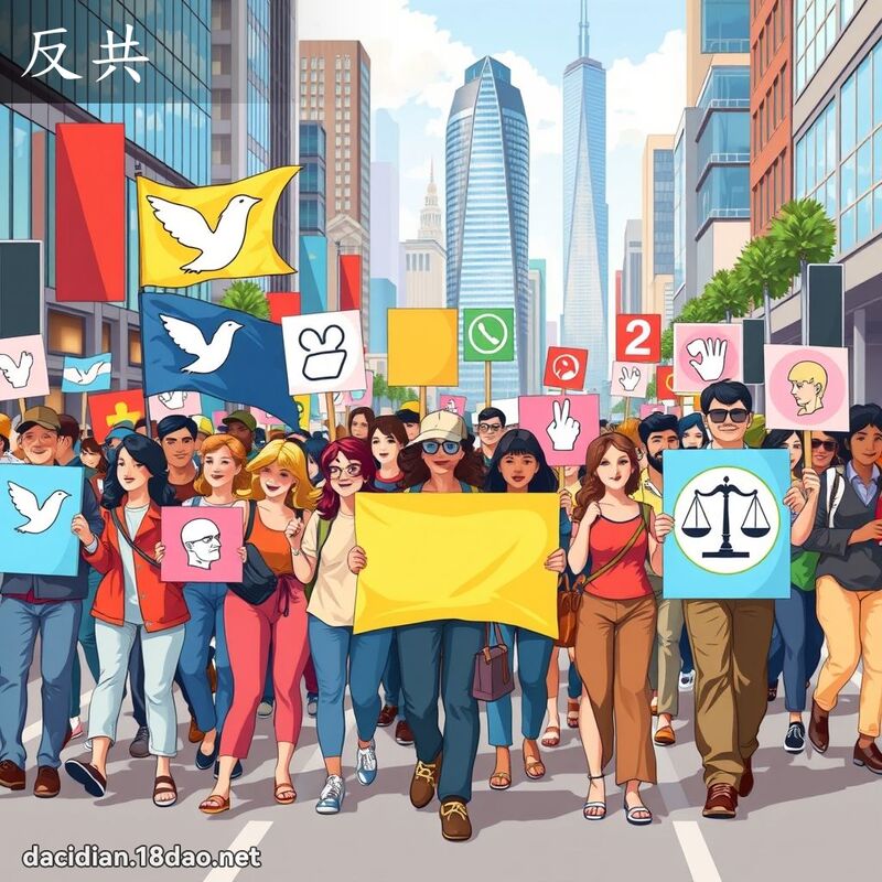反共 - 國語大辭典配圖