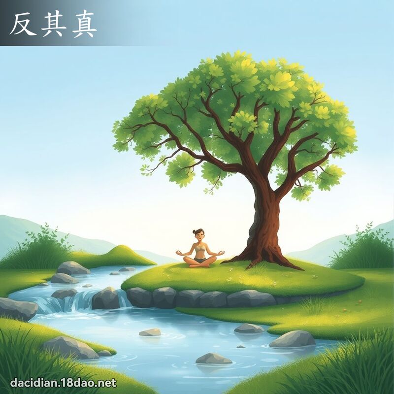 反其真 - 國語大辭典配圖
