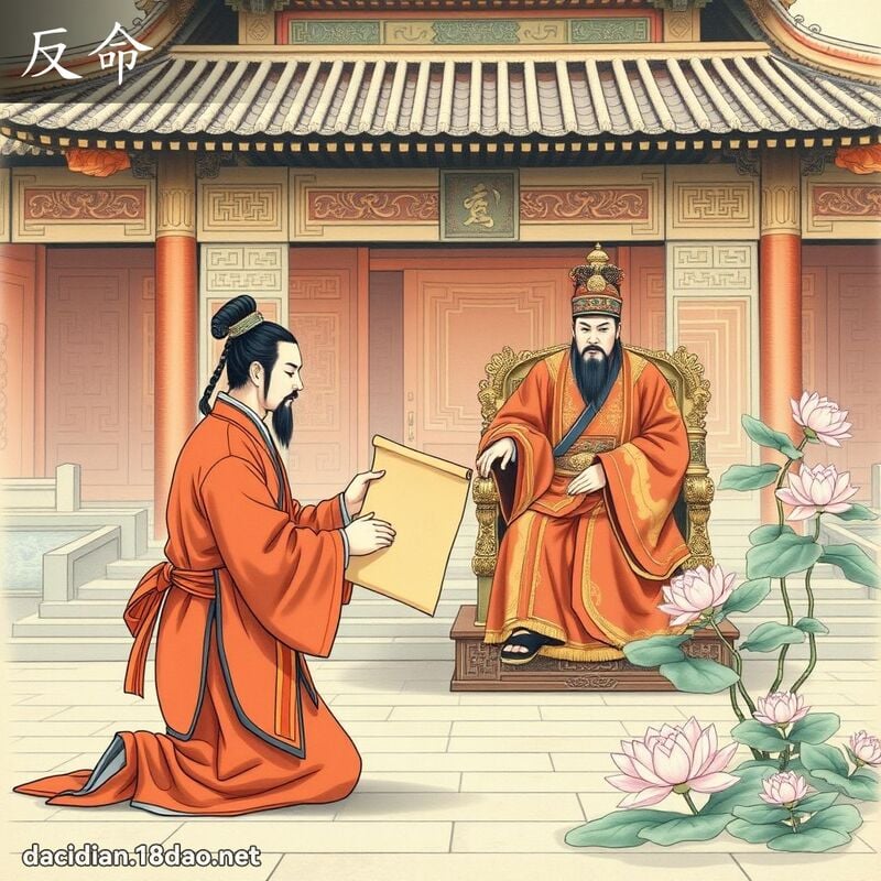 反命 - 国语大辞典配图