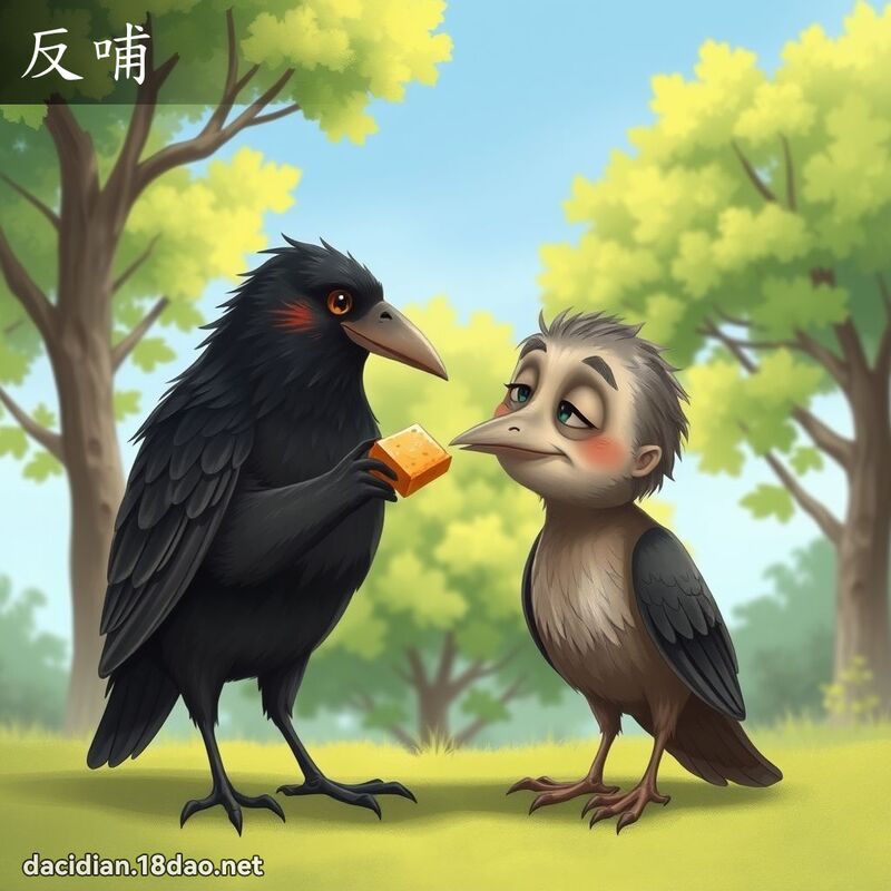 反哺 - 国语大辞典配图