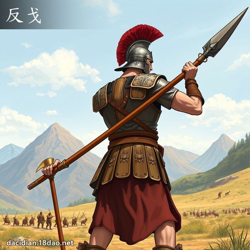 反戈 - 國語大辭典配圖