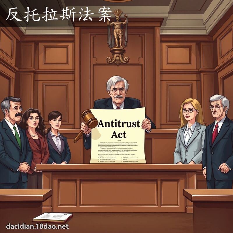 反托拉斯法案 - 國語大辭典配圖