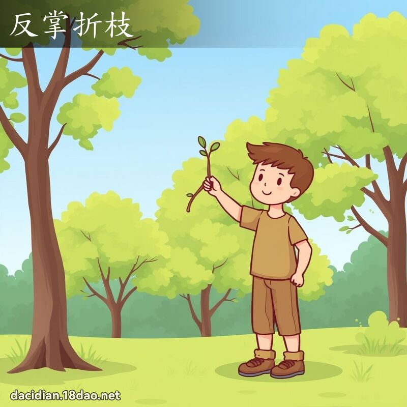 反掌折枝 - 国语大辞典配图