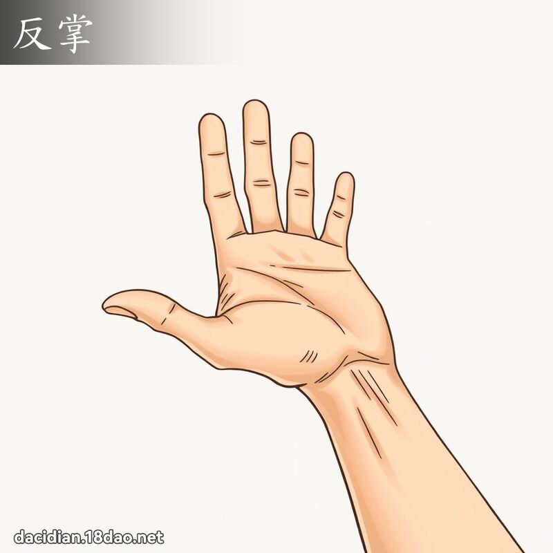 反掌 - 國語大辭典配圖