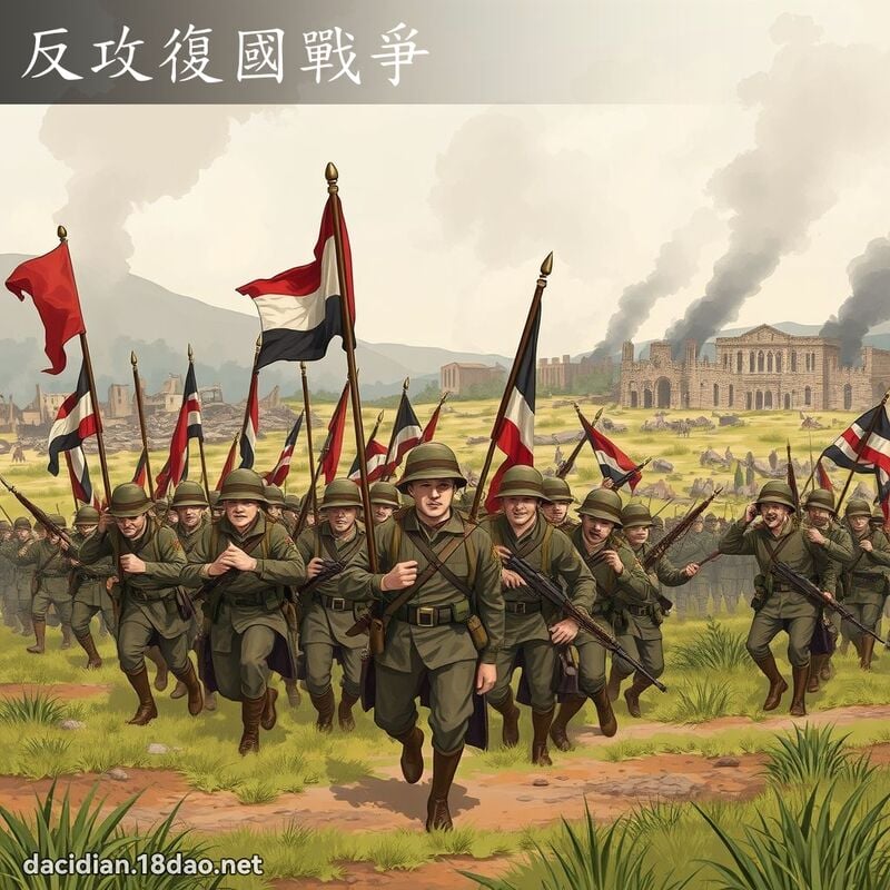 反攻復国战爭 - 国语大辞典配图