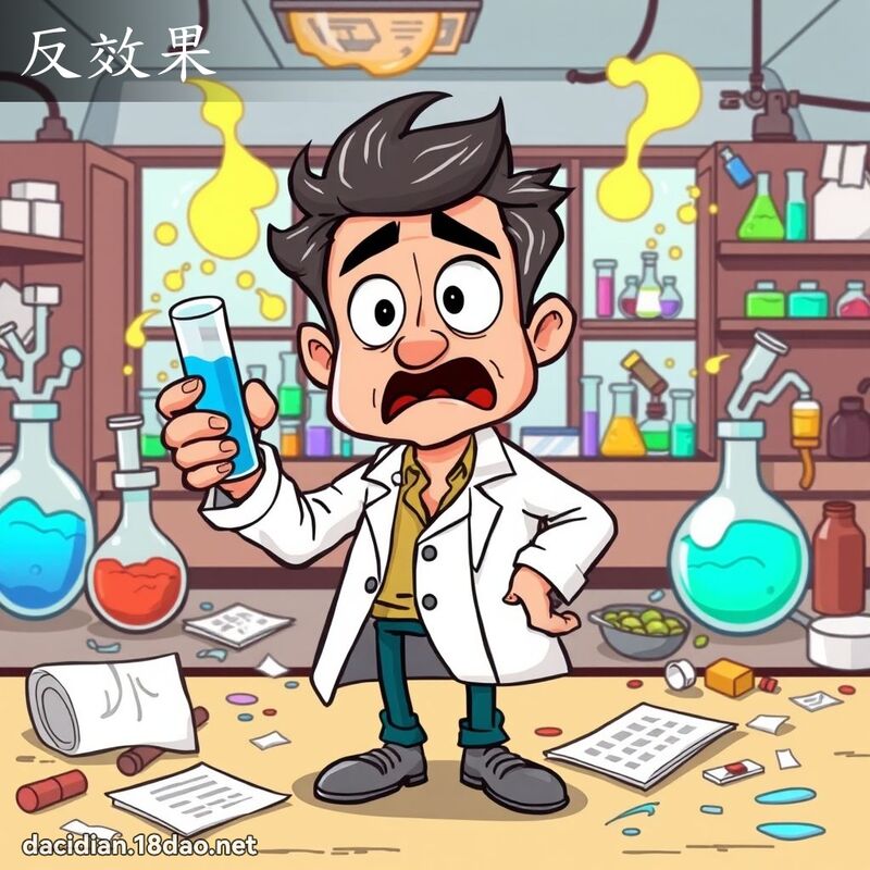 反效果 - 国语大辞典配图