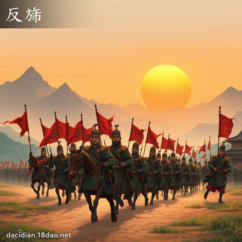 反旆 - 國語大辭典配圖