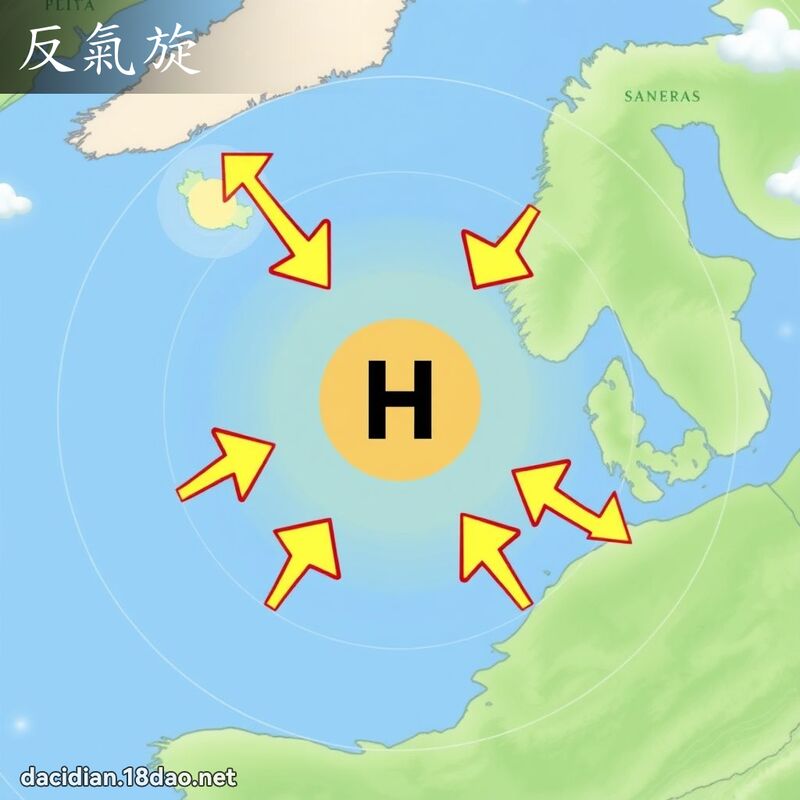 反氣旋 - 國語大辭典配圖