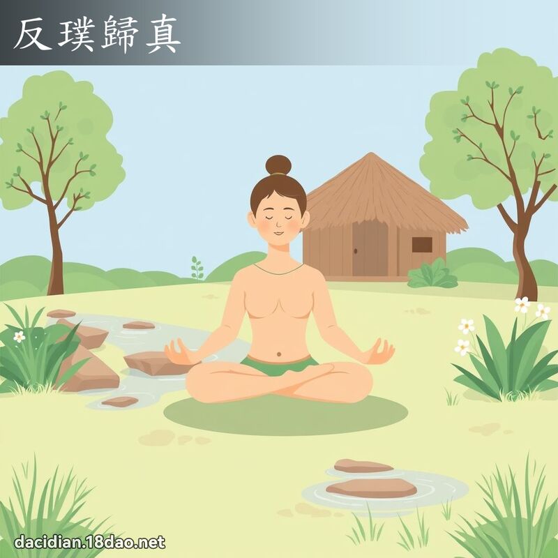 反璞归真 - 国语大辞典配图