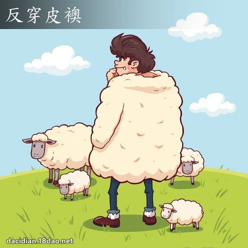 反穿皮袄 - 国语大辞典配图