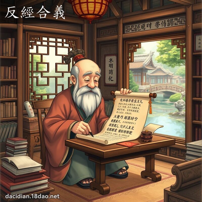 反經合義 - 國語大辭典配圖