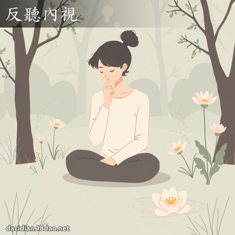 反听內视 - 国语大辞典配图