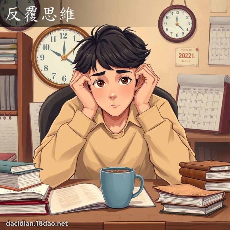反覆思维 - 国语大辞典配图
