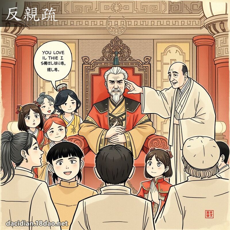 反親疏 - 國語大辭典配圖