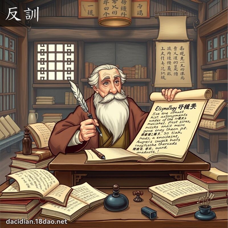 反訓 - 國語大辭典配圖