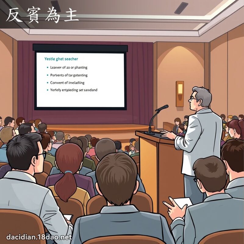 反賓為主 - 國語大辭典配圖
