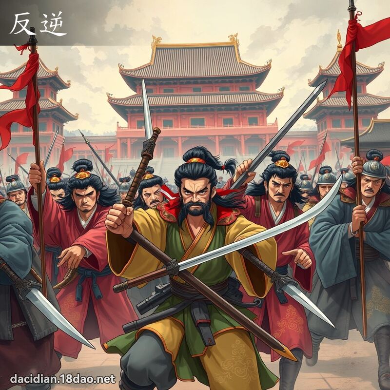 反逆 - 國語大辭典配圖