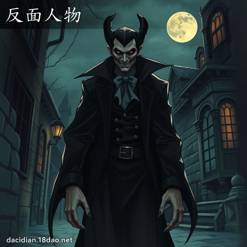 反面人物 - 國語大辭典配圖