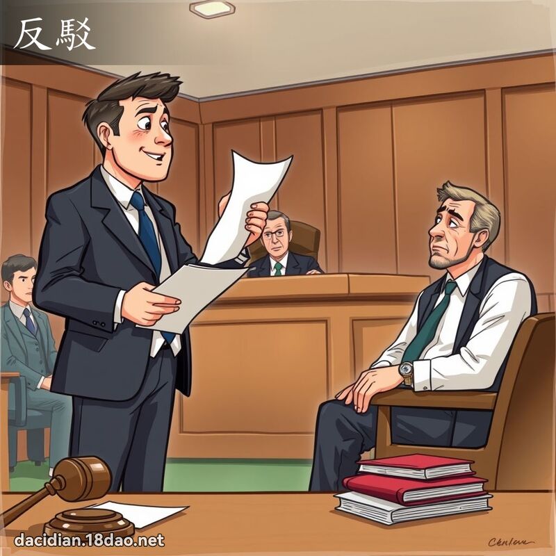 反駁 - 國語大辭典配圖