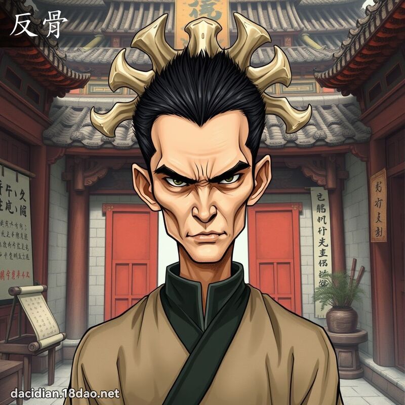 反骨 - 國語大辭典配圖