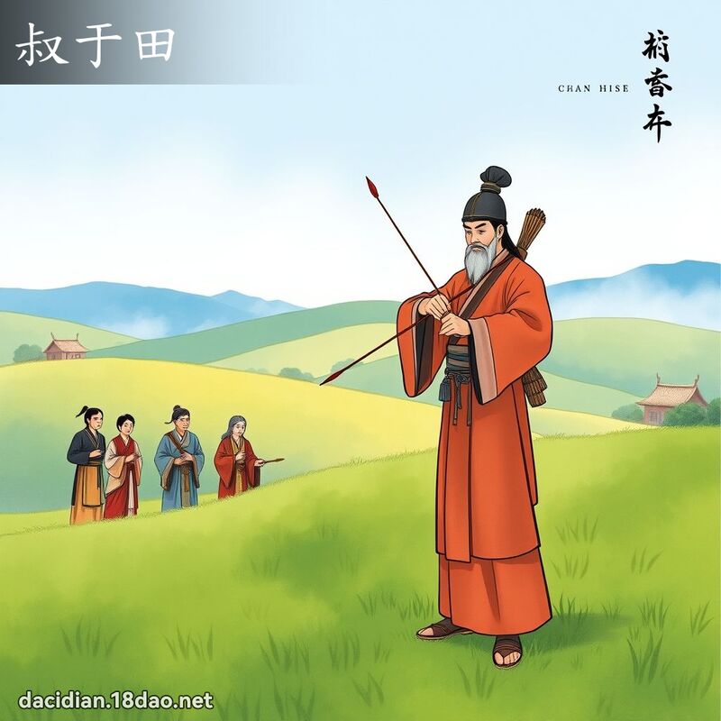 叔于田 - 国语大辞典配图