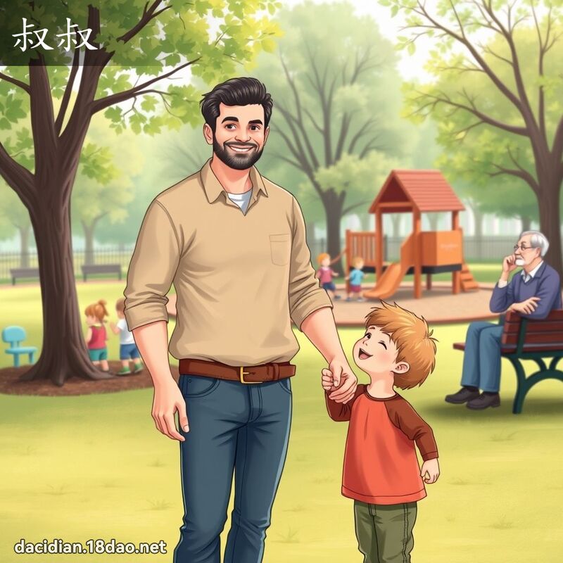 叔叔 - 國語大辭典配圖