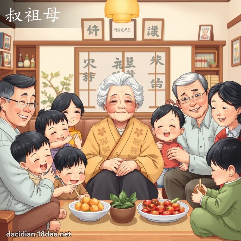 叔祖母 - 国语大辞典配图