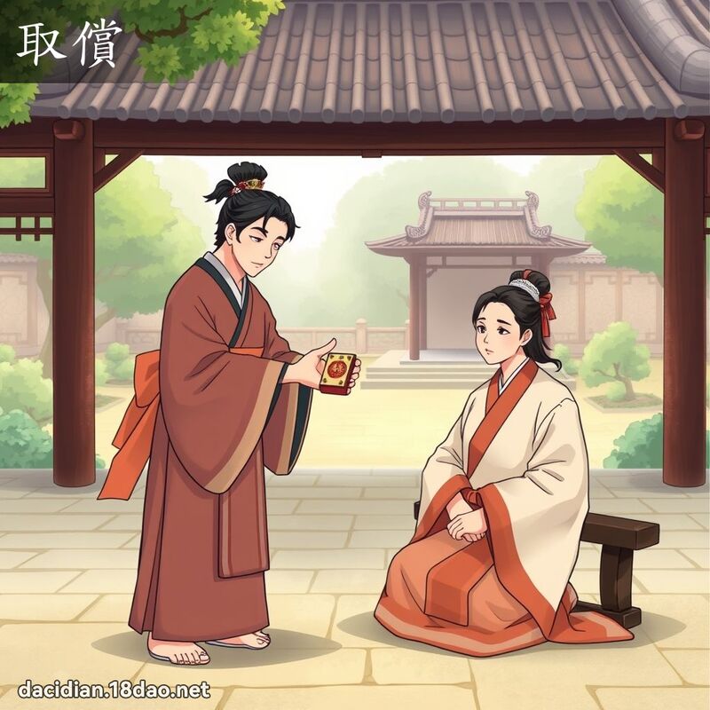 取償 - 國語大辭典配圖