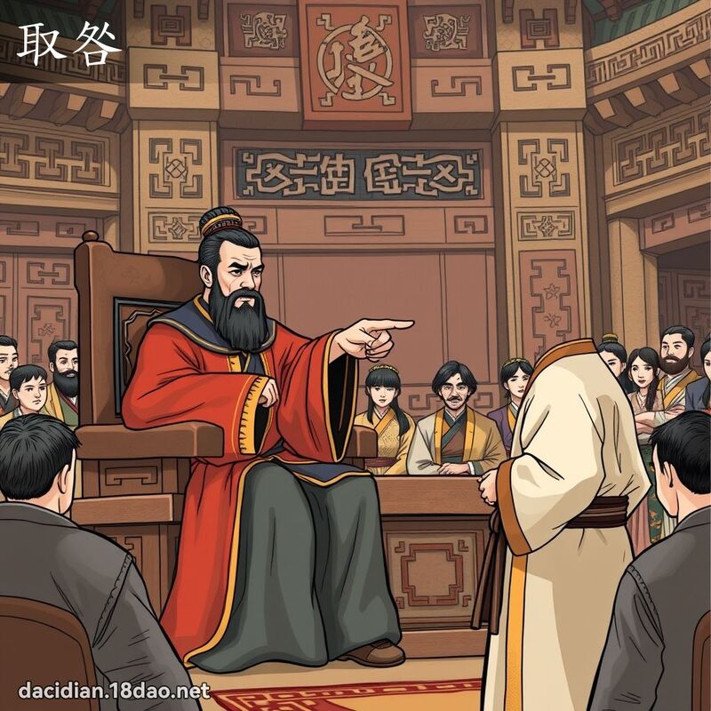 取咎 - 国语大辞典配图