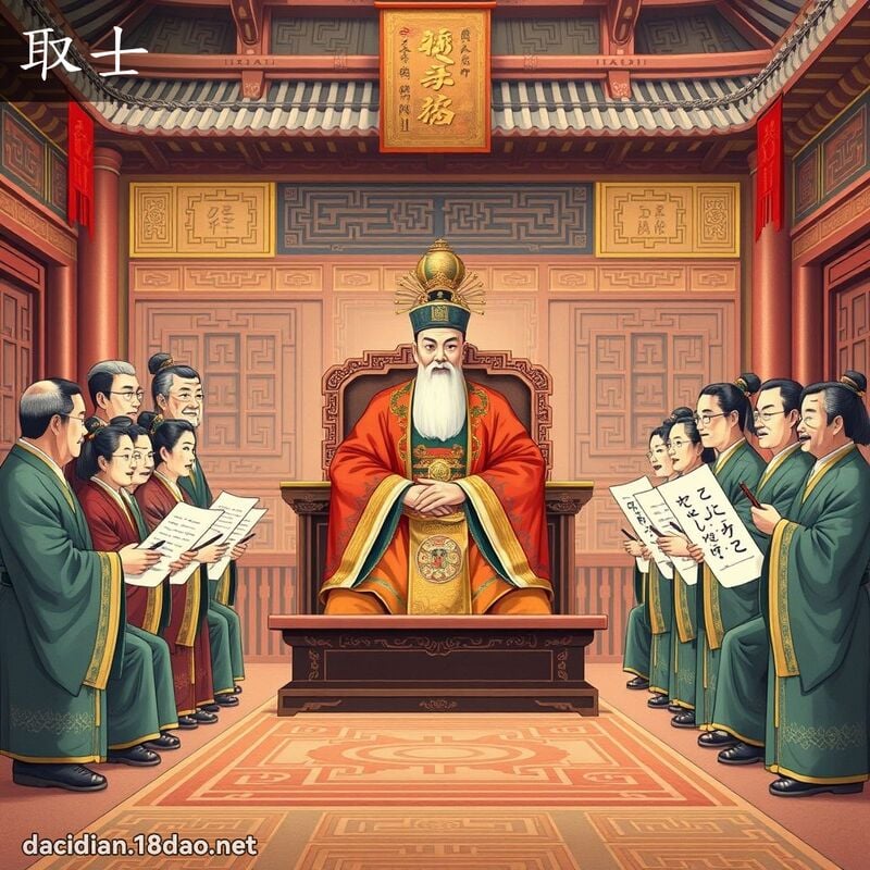 取士 - 國語大辭典配圖