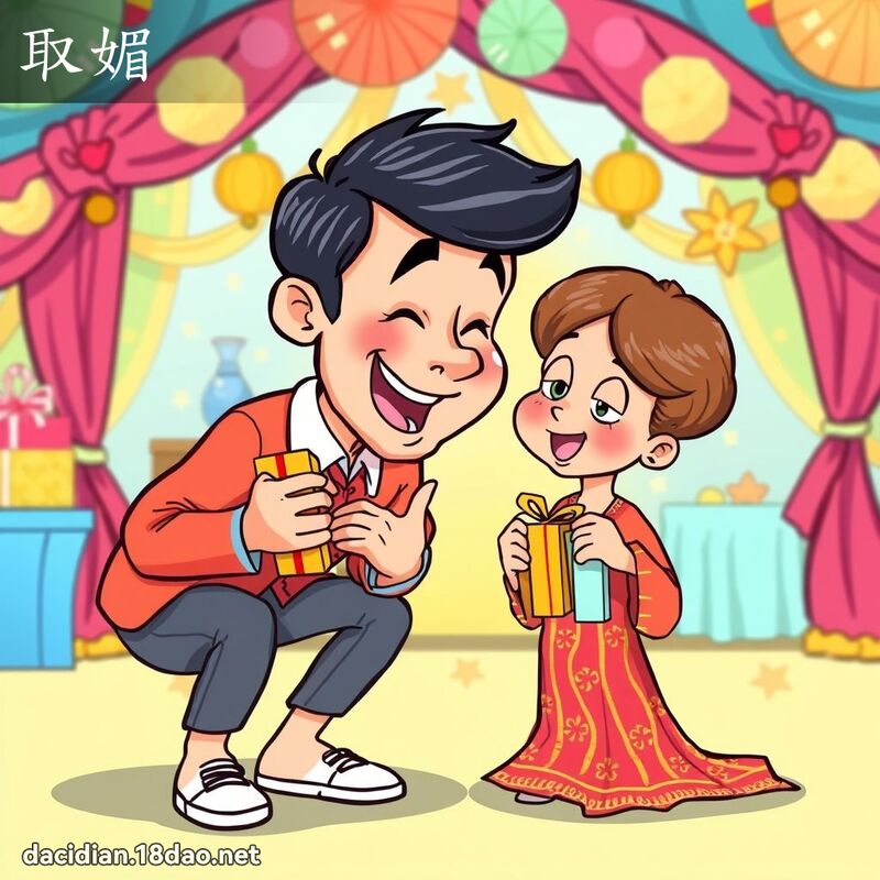 取媚 - 國語大辭典配圖