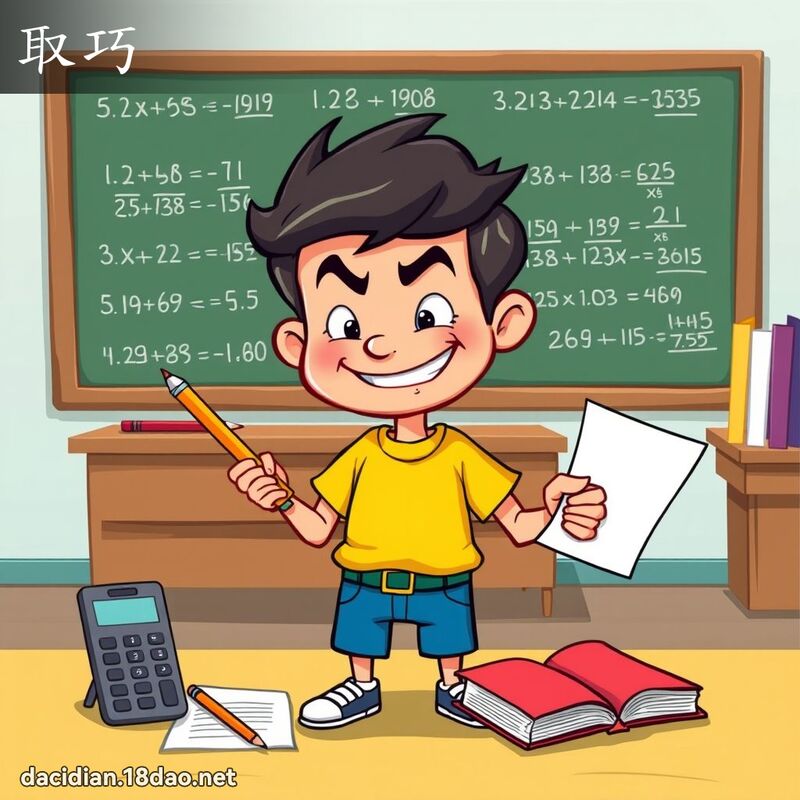 取巧 - 国语大辞典配图