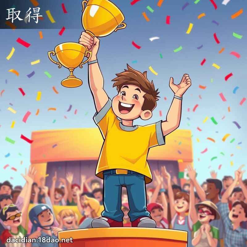 取得 - 國語大辭典配圖