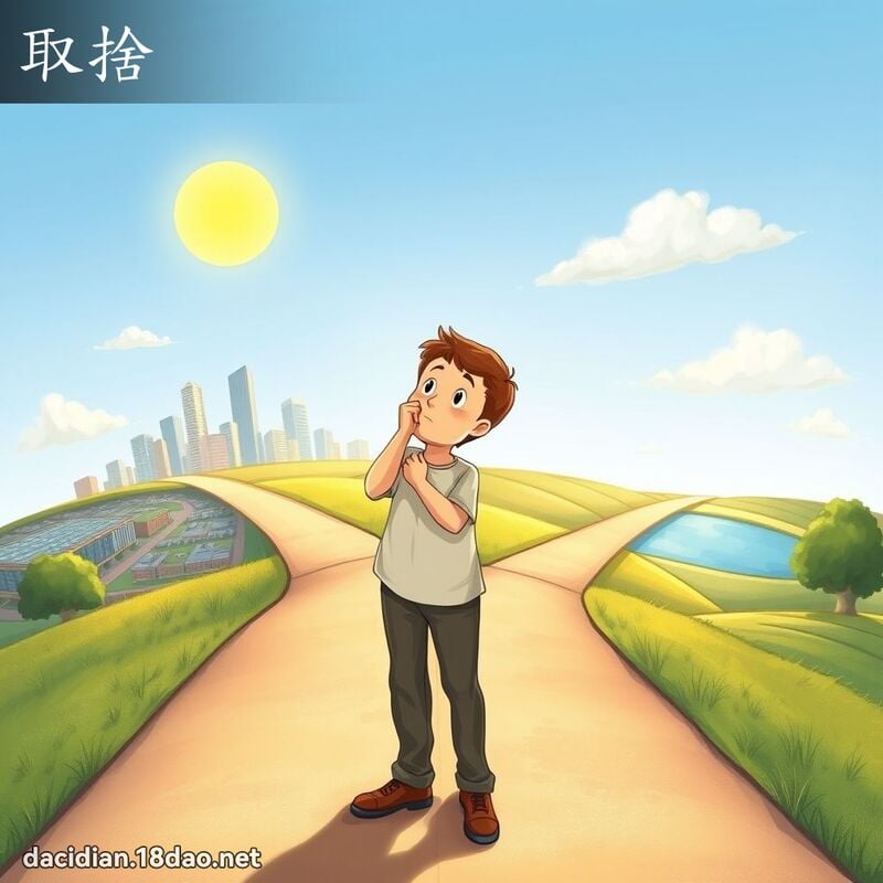 取舍 - 国语大辞典配图