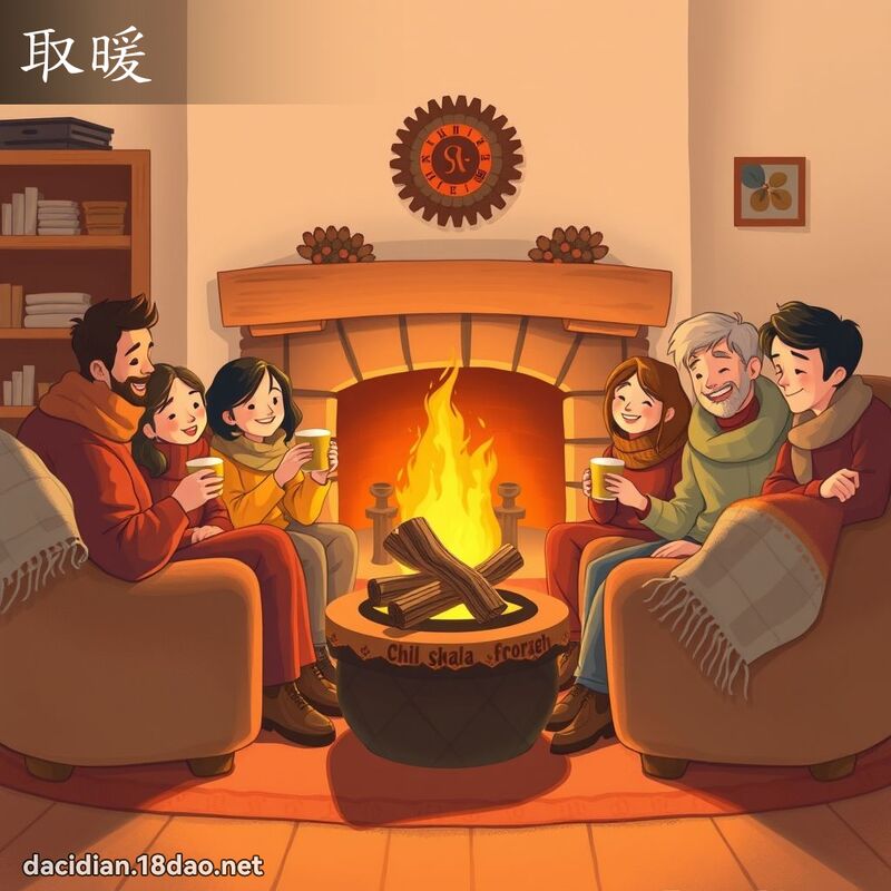 取暖 - 國語大辭典配圖