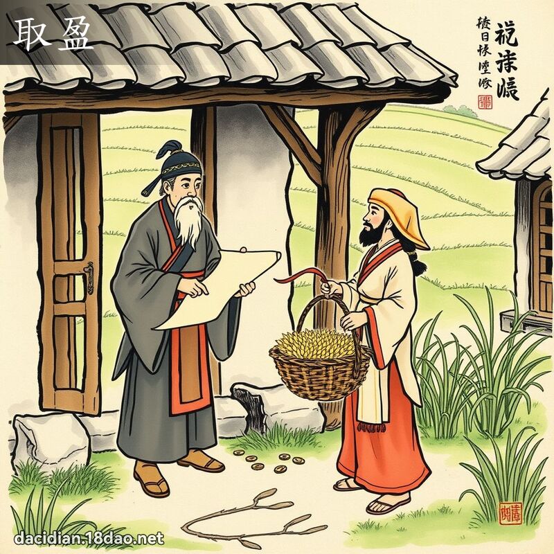 取盈 - 国语大辞典配图