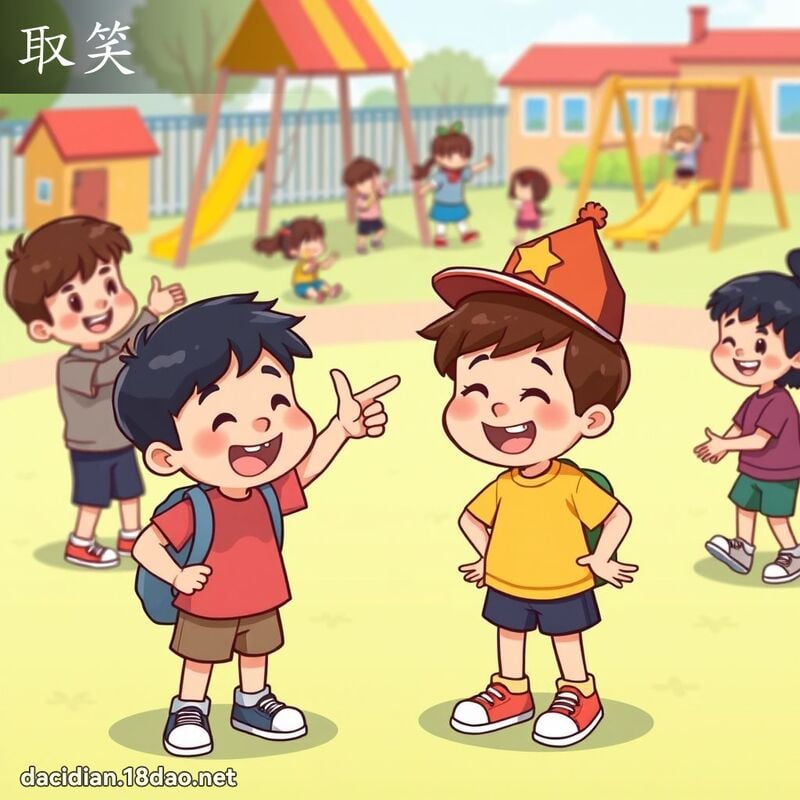 取笑 - 國語大辭典配圖