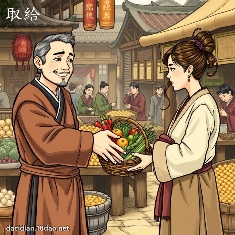 取给 - 国语大辞典配图