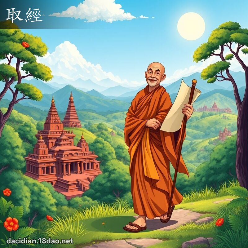 取经 - 国语大辞典配图