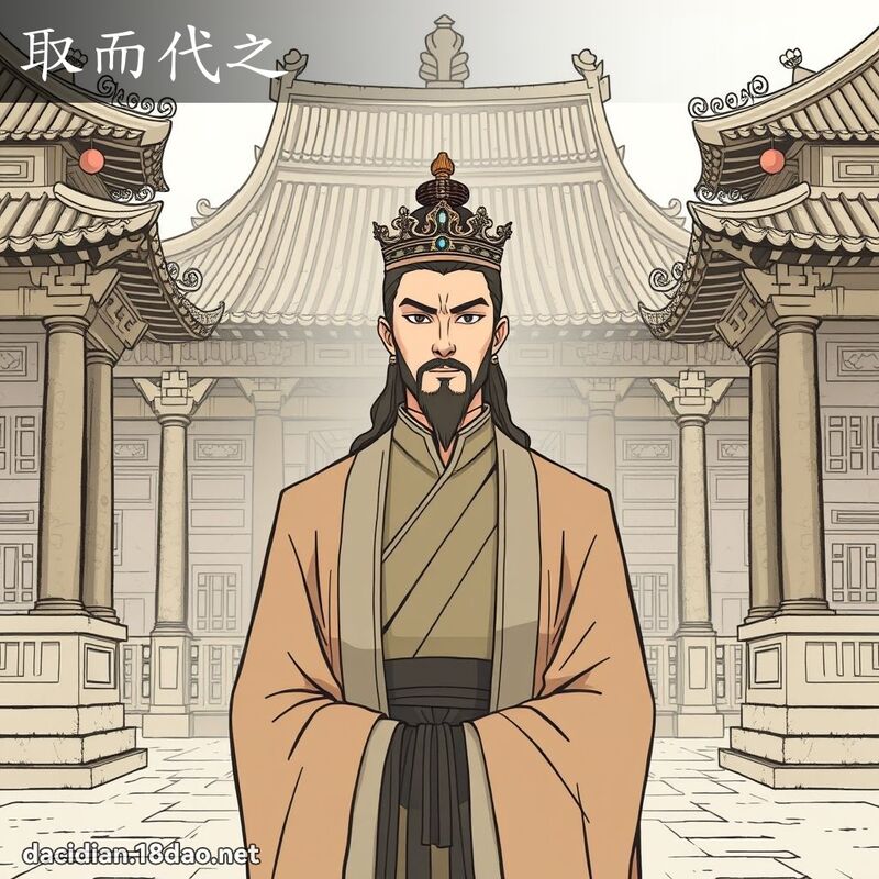 取而代之 - 國語大辭典配圖