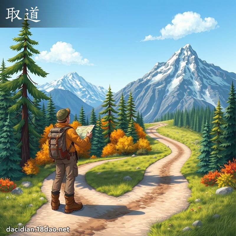 取道 - 國語大辭典配圖