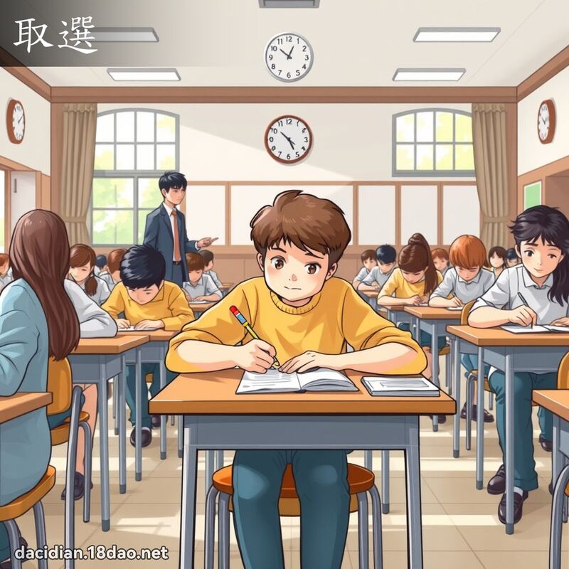 取选 - 国语大辞典配图