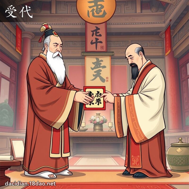 受代 - 國語大辭典配圖