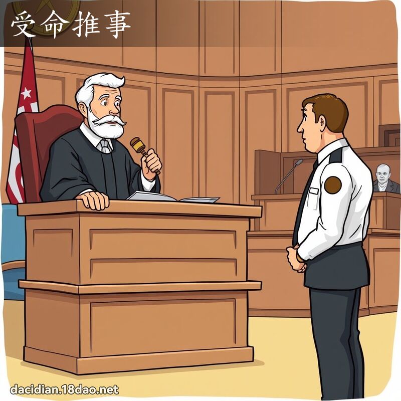 受命推事 - 國語大辭典配圖