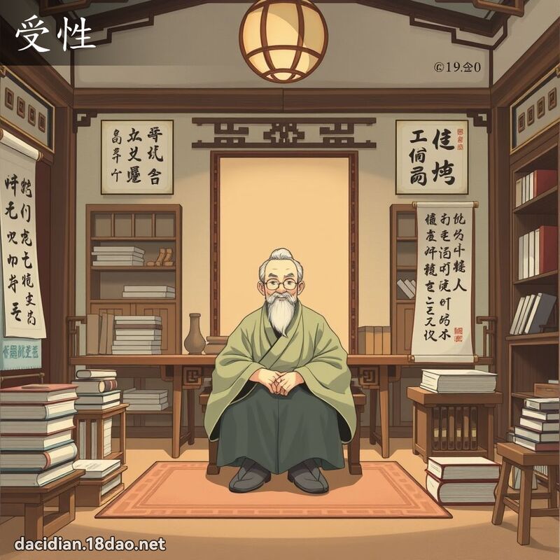 受性 - 国语大辞典配图