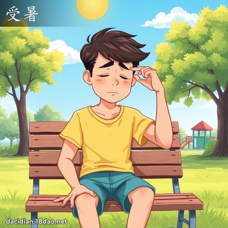 受暑 - 國語大辭典配圖