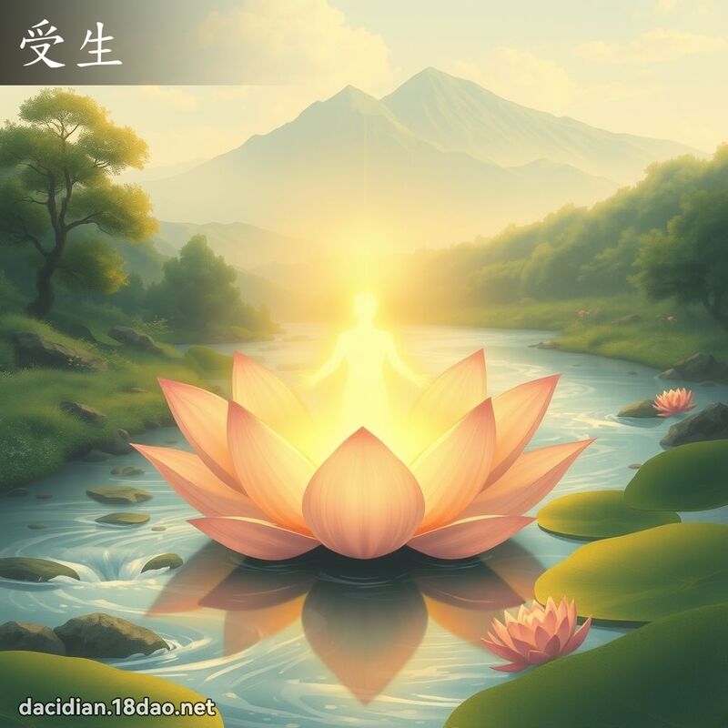 受生 - 國語大辭典配圖
