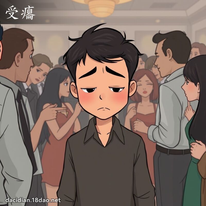 受癟 - 國語大辭典配圖