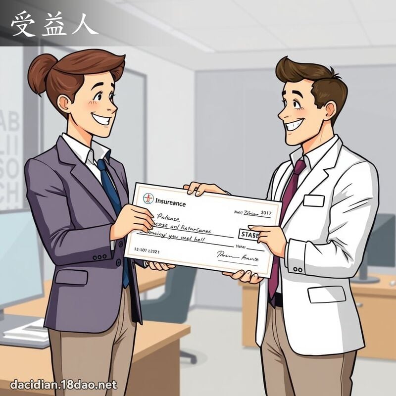 受益人 - 国语大辞典配图