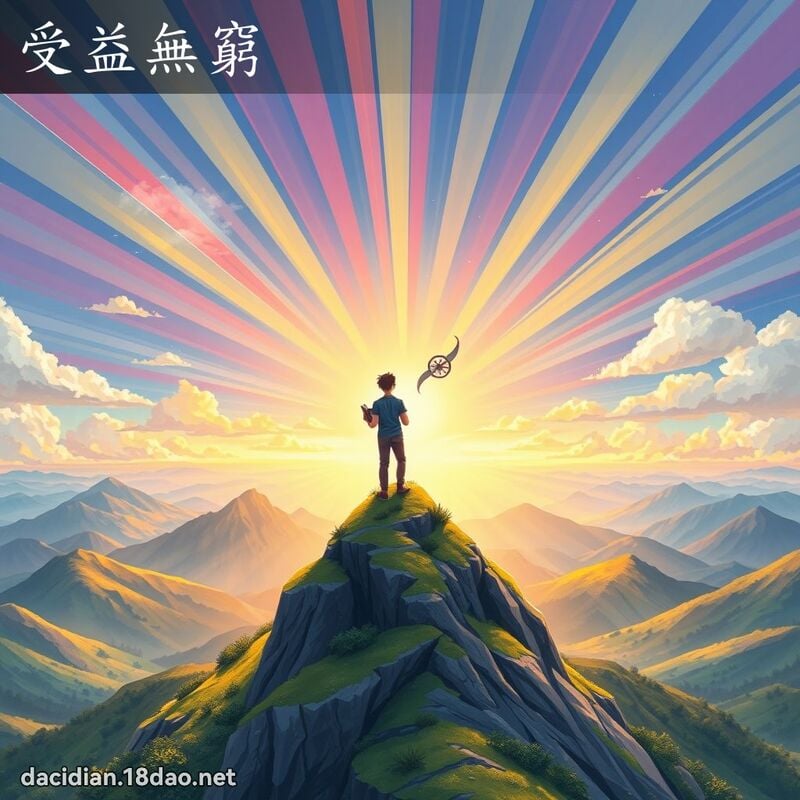 受益无穷 - 国语大辞典配图